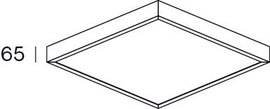 NOBILE ITALIA - NOBAU4/66 CARTER 60X60 PER INSTALLAZIONE A PLAFONE