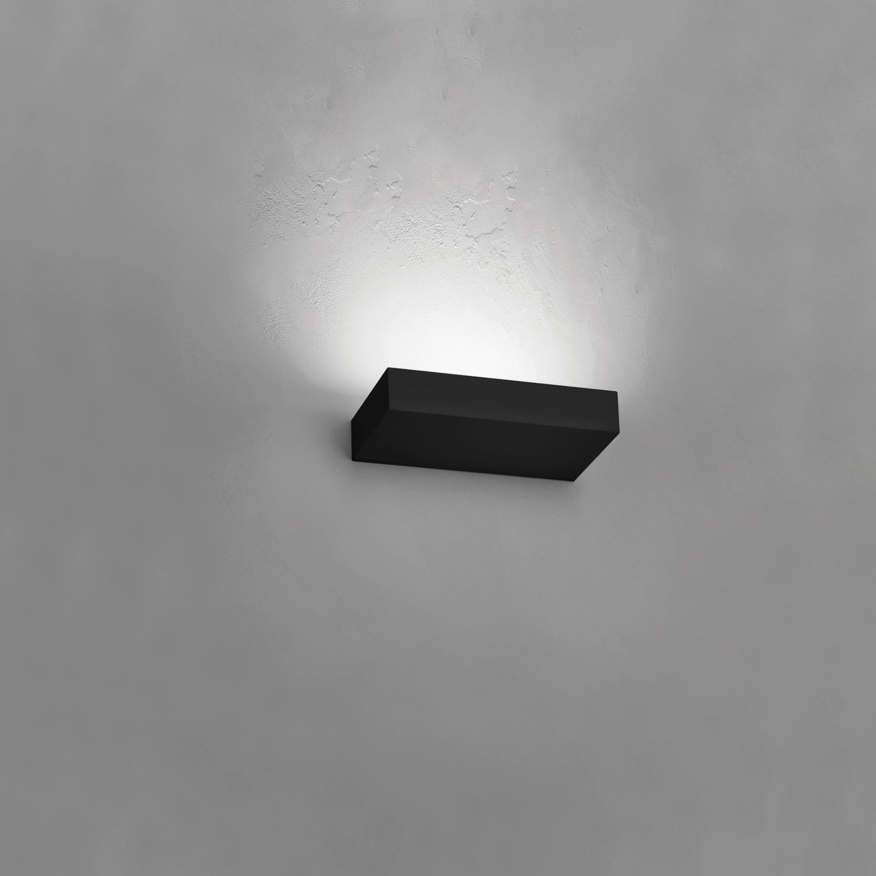 NOBILE ITALIA - NOBPK20/1A/3K/B APPLIQUE MONOEM 14W 3K NERO ON-OFF