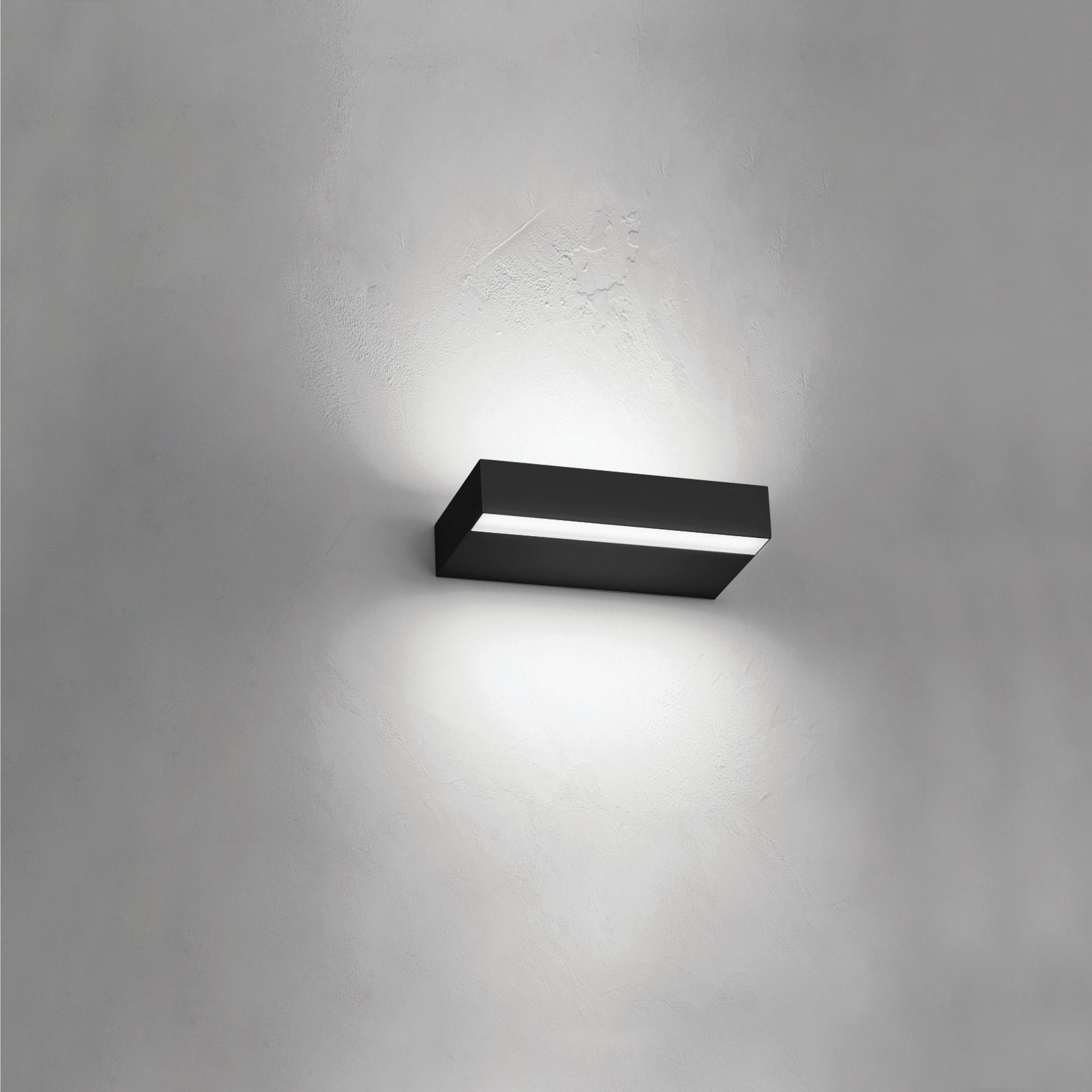 NOBILE ITALIA - NOBPK20/2A/3K/B APPLIQUE BIEM 2X9W 3K NERO ON-OFF
