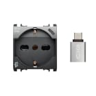 URMET SPA - UTD10312/2AC PRESA P40 250V+USB 5V 3A AC