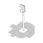 URMET SPA - UTD1033/395 PALO A PAVIMENTO