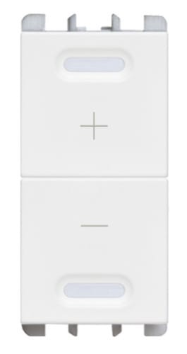 URMET SPA - UTD10560.B DIMMER UNIV.DOPPIO PULS.BIANCO