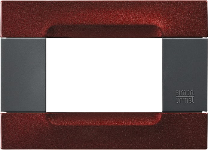 URMET SPA - UTD10903.77 PLACCA MET BORDEAUX METALL. 3M