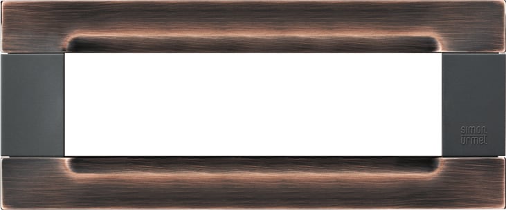 URMET SPA - UTD10907.82 PLACCA MET RAME SPAZZOLATO 7M