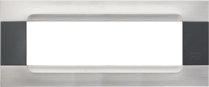 URMET SPA - UTD10907.91 PLACCA MET NICKEL ACCIAIO 7M