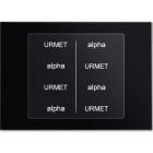 URMET SPA - UTD1168/51 MODULO REP NOMI ALPHA NERO