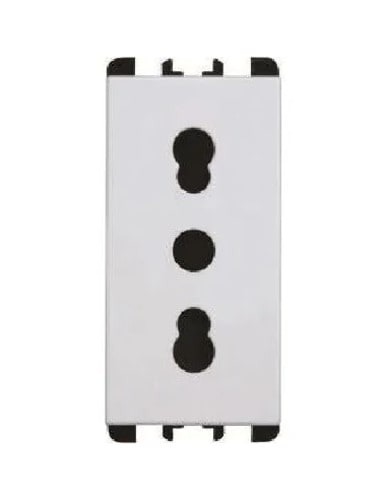 URMET SPA - UTD12100/303-9 PRESA BIPASSO 2P+T 16A 250V 1M