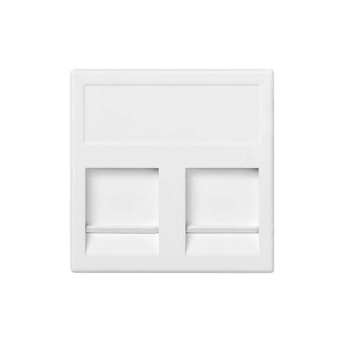 URMET SPA - UTD12100/B76-9 FROMT.2XPRESE RJ45 KEYSTONE 2M