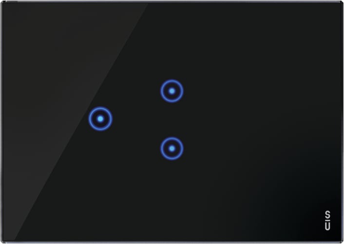 URMET SPA - UTD14503S.NR PLAC.NERO 2 ICO SOV. 1 ICO SX