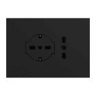 URMET SPA - UTD27851.N KIT P40 CLEAN + BIPASSO NERO