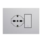 URMET SPA - UTD27852.AL KIT P40 CLEAN + DEVIATORE ALLUMINIO