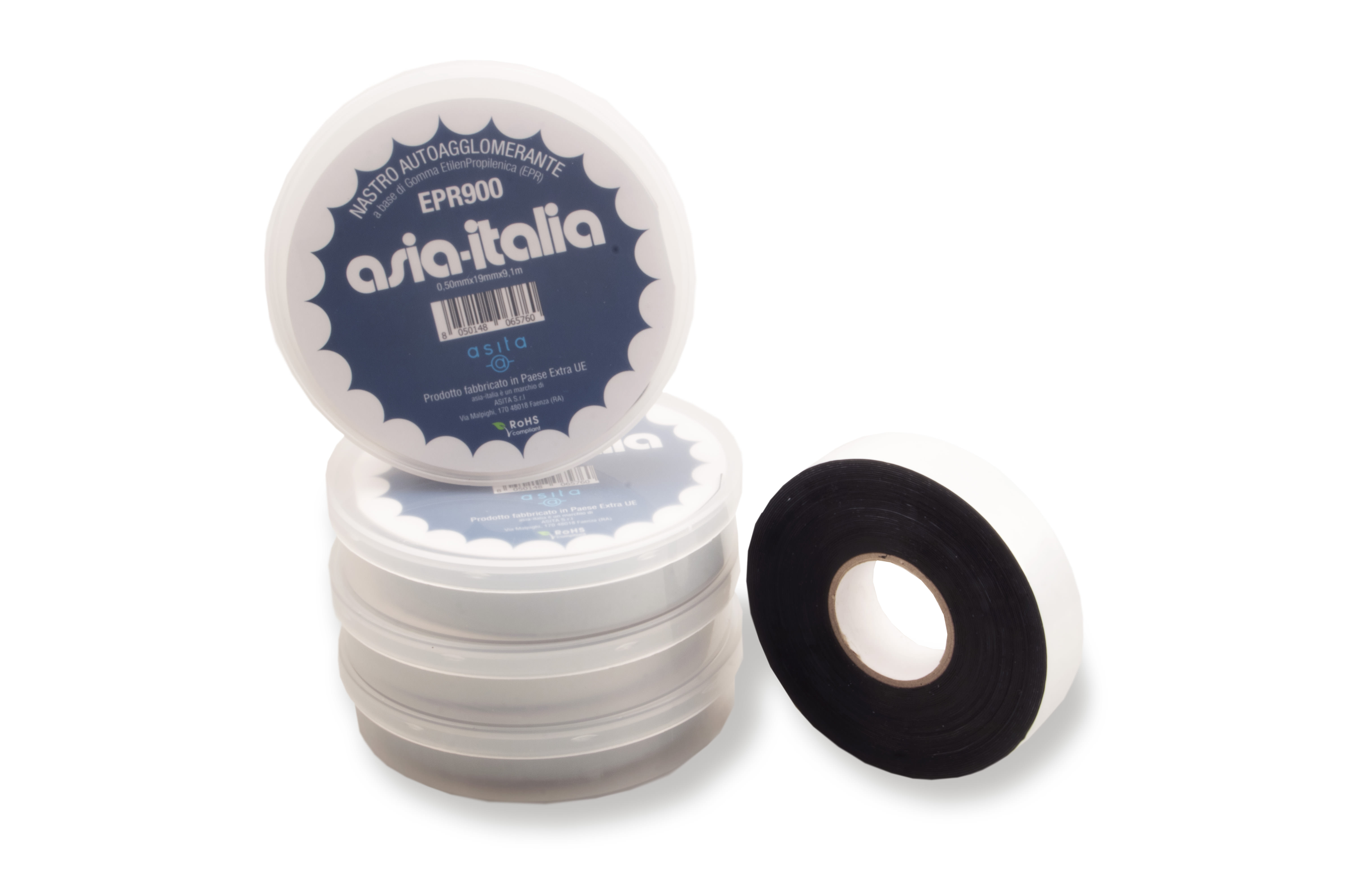 ASITA - ASIEPR900 Nastro autoagglom.EPR 0,50mmX19mmX9,1m nero
