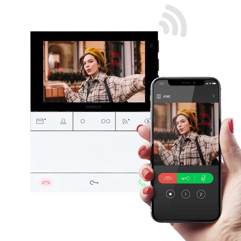COMELIT GROUP SPA - COEPL6741 VIDEOCITOFONO PEOPLE VIVAVOCE WI-FI 5. S