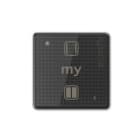BFT (SOMFY) - MFY1811009 SMOOVE 1 RTS BLACK SHINE O/C