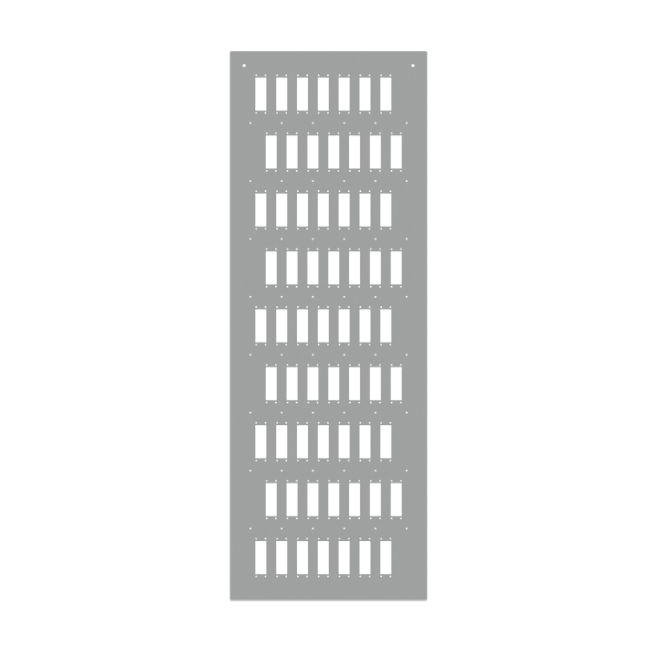 DKC-RAMBLOCK - RMBRZPCDE2050 Pannello porta connettori per armadi CQE, dimensioni 2000 x 500 mm (AxL)