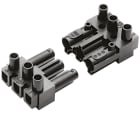 OMEGA FUSIBILI SPA - OMFAC166-1BU/3BK PRESA AC166-1 3 POLI NERA
