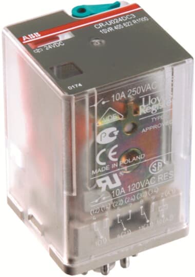 ABB SPA - ABBER 634 6 CR-U120AC2 ALIMENT.120VAC 2 C/O 250V/10A