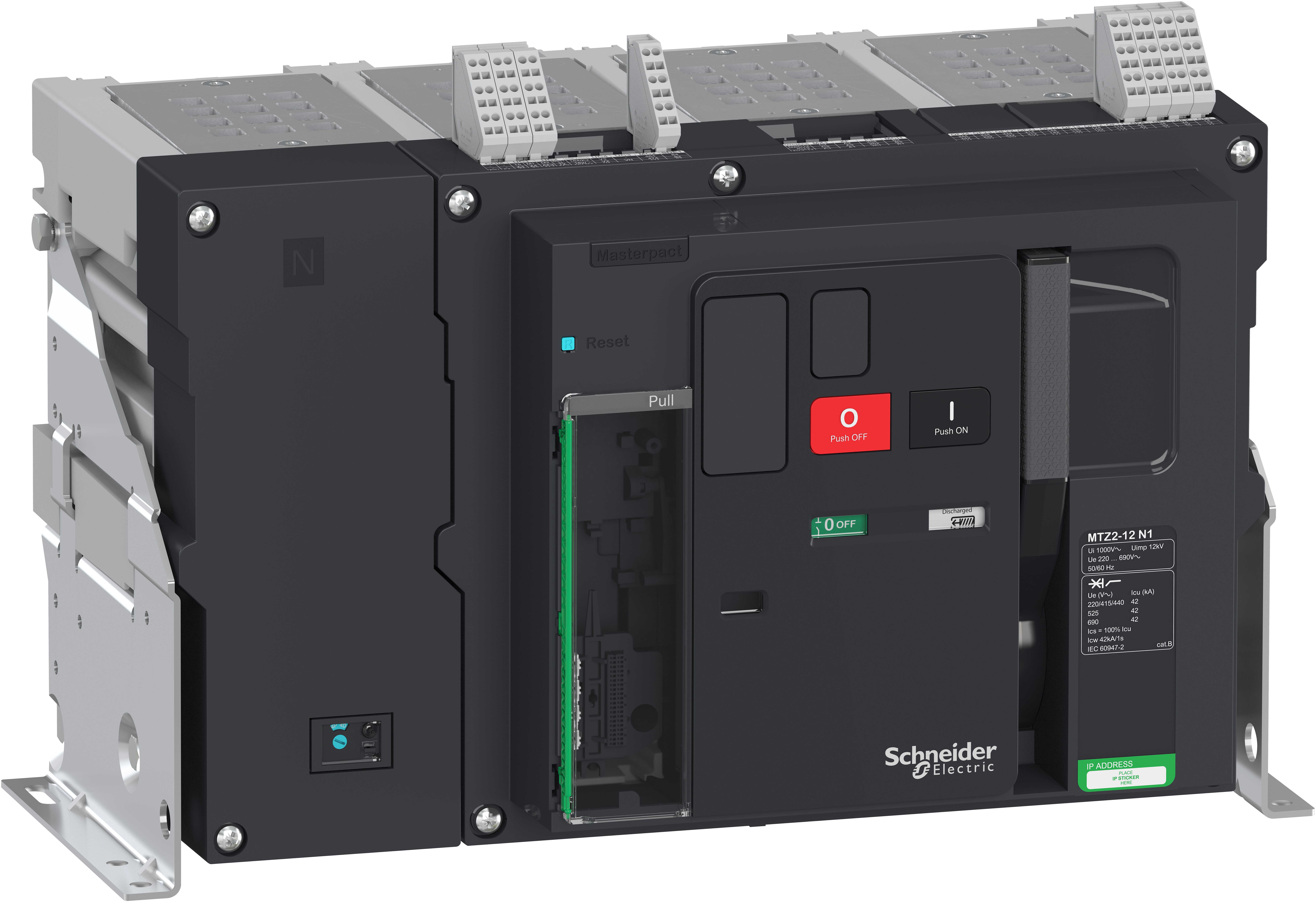 SCHNEIDER ELECTRIC - SNRLV848035 MTZ2 12 N1 4P FISSO SENZA MICROLOGIC