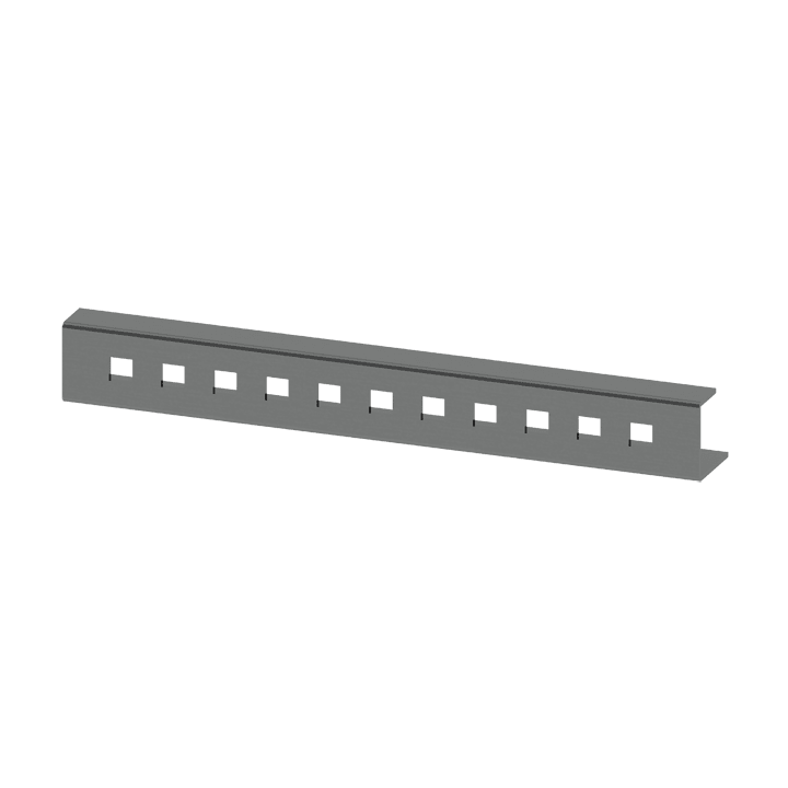 DKC-RAMBLOCK - RMBRZPAC40 Profilo ancoraggio cavi per armadi CQEe CAE, larghezza 400 mm, confezione 2 pezzi
