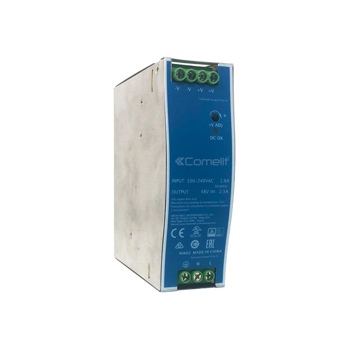 COMELIT GROUP SPA - COEPS4825A ALIMENTATORE 48VDC/2.5A BARRA DIN