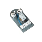CONCHIGLIA - CON054143805 Acc. per Serie SCF - Piastra equipaggiata c/morsettiera 4 poli, sez. nominale 25 mmq, e 2 portafus.
