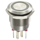 OMEGA FUSIBILI SPA - OMFMP0002.S.GR.12 PULS.ANTIV.LUMIN. VERDE 12V