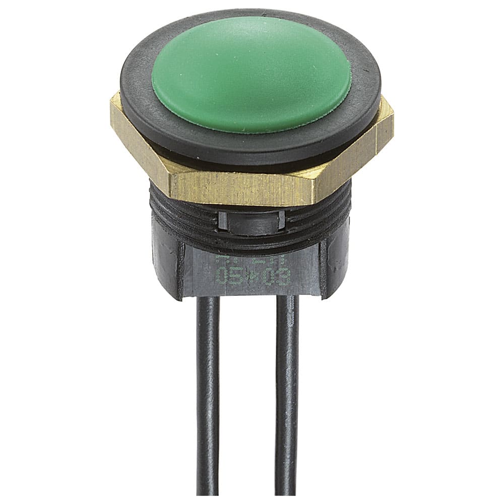 OMEGA FUSIBILI SPA - OMFIAR3F1200 PULS.TONDO TASTO NERO