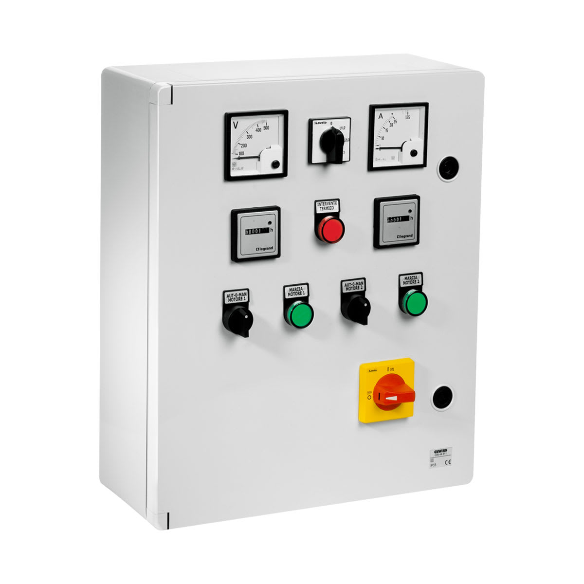 FOURGROUP - FOU009.55 MOD. QAR2T-E/3 - QUADRO ELETTROMECC. PER