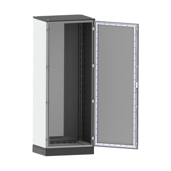 DKC-RAMBLOCK - RMBR5CQEMC2066 Armadio componibile EMC, dimensioni 2000 x 600 x 600 mm (AxLxP), porta cieca