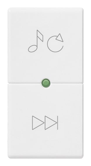 VIMAR SPA - VIWR14531.23 Tasto 1M cambio sorgente/traccia bianco