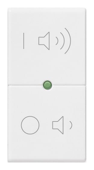 VIMAR SPA - VIWR14531.24 TASTO 1M SIMBOLI ON/OFF VOLUME BIANCO