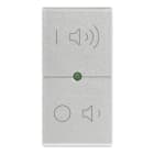 VIMAR SPA - VIWR14531.24.SL TASTO 1M SIMBOLI ON/OFF VOLUME SILVER