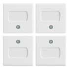 VIMAR SPA - VIWR14841.5 Quattro mezzi tasti 1M etichetta bianco