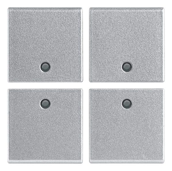 VIMAR SPA - VIWR14841.SL QUATTRO MEZZI TASTI 1M NEUTRI SILVER