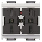 VIMAR SPA - VIWR16965.B Due pulsanti semplici + relè bianco