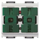 VIMAR SPA - VIWR16966.B Due pulsanti basculanti + relè bianco