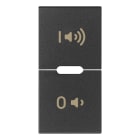 VIMAR SPA - VIWR19531.24 TASTO 1M SIMBOLI ON/OFF VOLUME GRIGIO