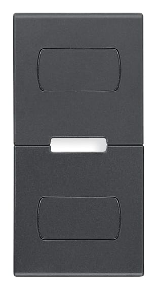 VIMAR SPA - VIWR20531.S0 Tasto 1M pers. pulsanti bascul. grigio