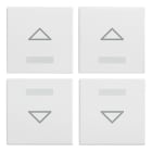 VIMAR SPA - VIWR20841.3.B Quattro mezzi tasti 1M freccia bianco