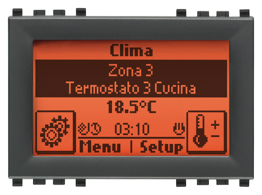 VIMAR SPA - VIWR21509 CENTRALE TOUCH SCREEN 3M GRIGIO