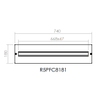 DKC-RAMBLOCK - RMBR5PFC8181 PORTA DISTRIBUZIONE 800X180 DIN 36 MODUL