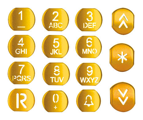 VIMAR SPA - VIWR970 SERIE TASTI ORO TARGHE ALFANUMERICHE