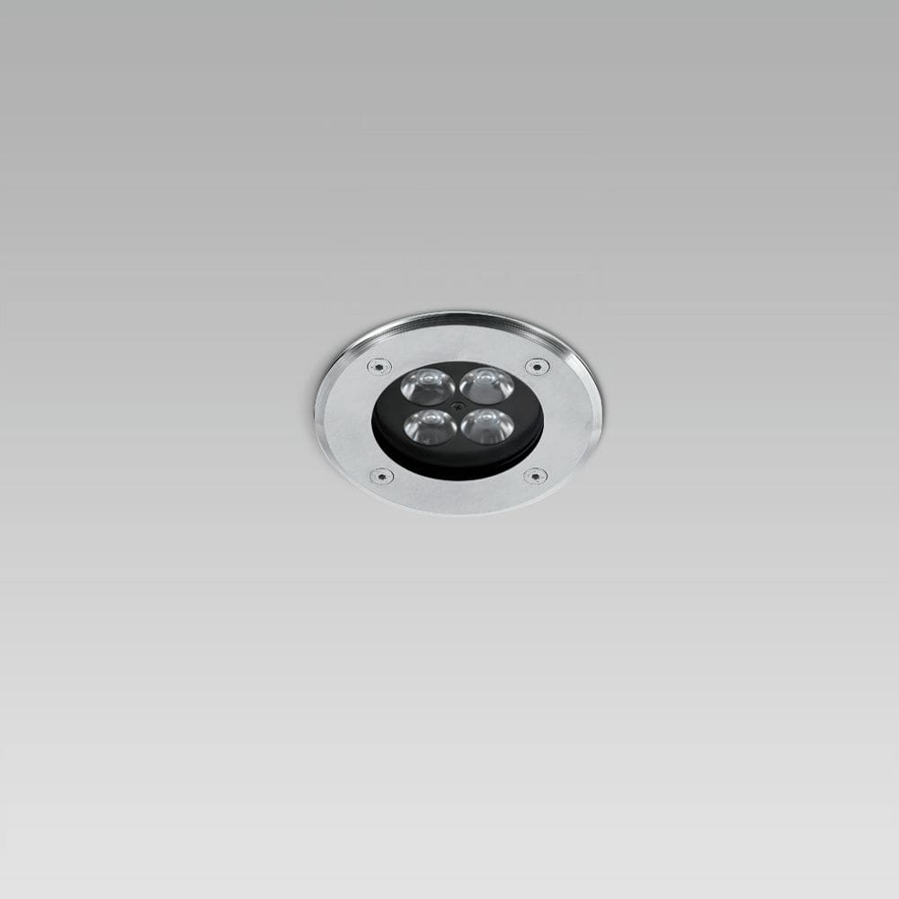ARCLUCE SPA - ACL0326035C-30 RAY-S110 4W RGBW MB INOX TONDA REM-D