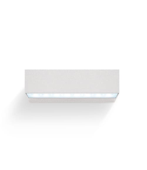 BOBOLI IN LUCE SRL - BBXRCA25AWBC RECTA APPLIQUE BIEM.BIANC.25W ASI.DIF.30