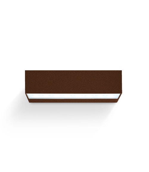 BOBOLI IN LUCE SRL - BBXRCA20ACN RECTA APPLIQUE MONO CORTEN 20W ASIM. 400