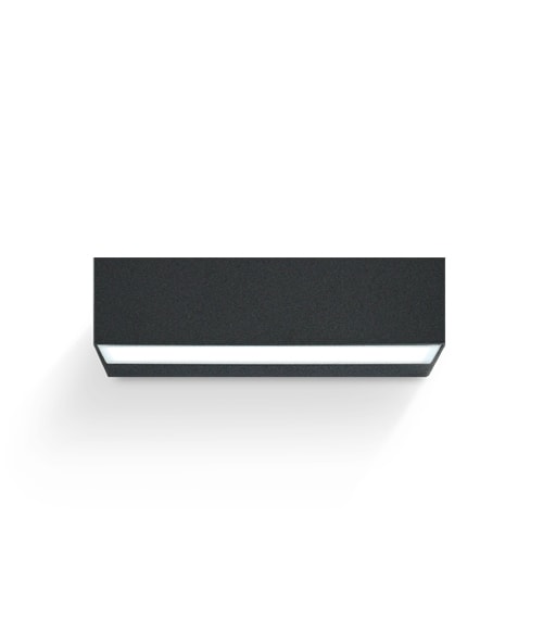 BOBOLI IN LUCE SRL - BBXRCA20AC RECTA APPLIQUE MONO DARK 20W ASIM. 3000K
