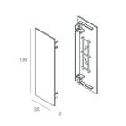 NOVALUX SPA - NOX111428.01 RECTA STRIP LED / TESTATE TERMINALI (2 pz.) (Garanzia: 5 anni )