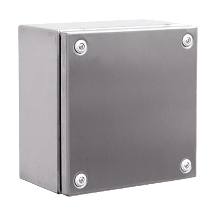 DKC-RAMBLOCK - RMBRICDE111201 Cassa di derivazione CDE INOX, AISI 304, dimensioni 150 x 150 x 120 mm (AxLxP)