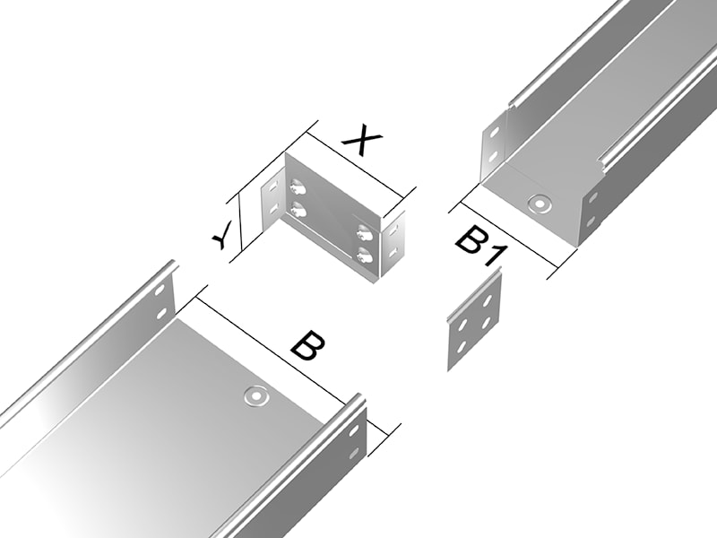 DKC-COMBITECH - SCZ5282353 C5 Raccordo Riduzione Sinistra da 300 altezza 80 IX