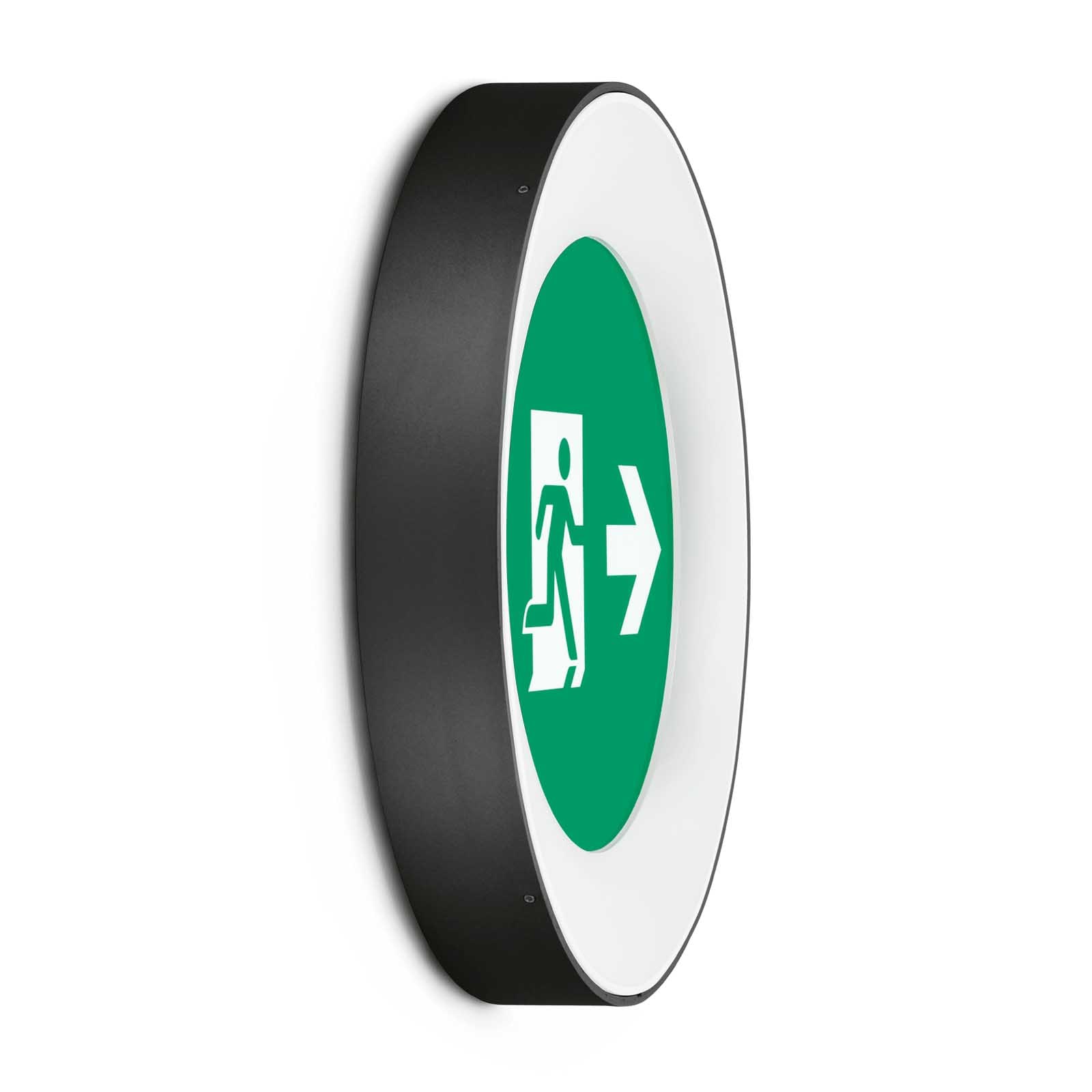 LOMBARDO - LOMLL1240742 Ross 330 Emergenza LED 2.7K 25W Nero Em.